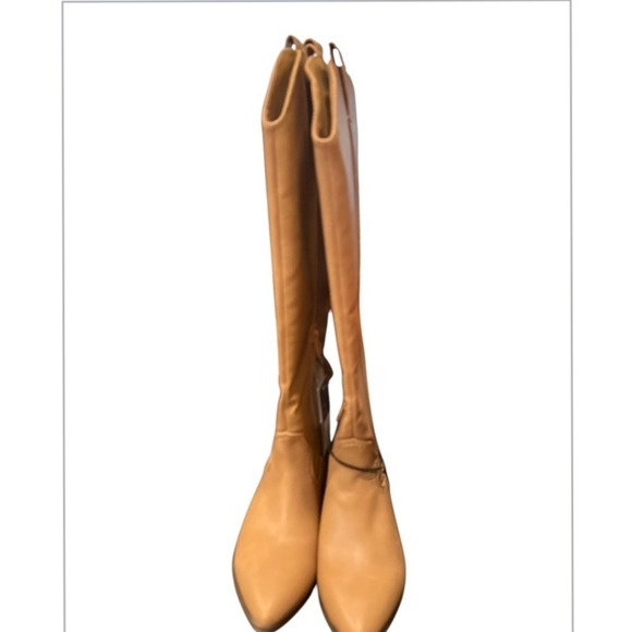 Universal Thread NWOB Western Boots Knee High Pointed Toe Memory Foam Tan 6.5 - Picture 3 of 8